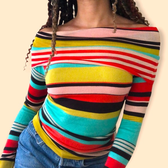 Striped multicolor long sleeve - Picture 1 of 3